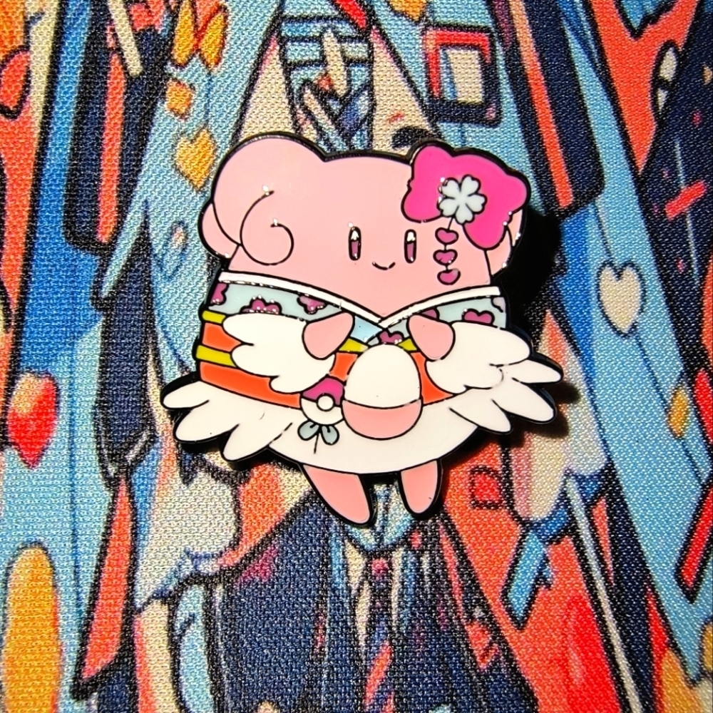 Cute Pink Cartoon Character Pin Chansey Anime Pokemon